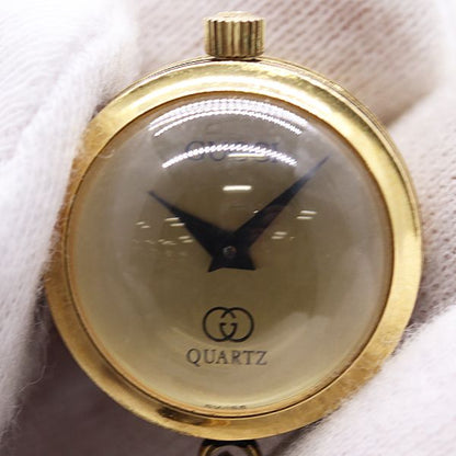 Gucci Sherry Quartz Gold Dial Pendant Watch Pocket — view 2