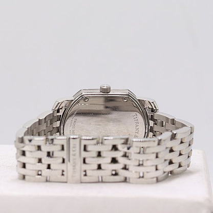 Tiffany & Co In Mark Coupe Date Quartz Silver Dial Watch Mtm — view 4