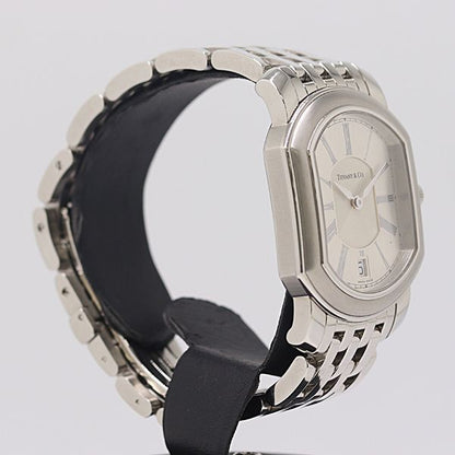 Tiffany & Co In Mark Coupe Date Quartz Silver Dial Watch Mtm — view 2