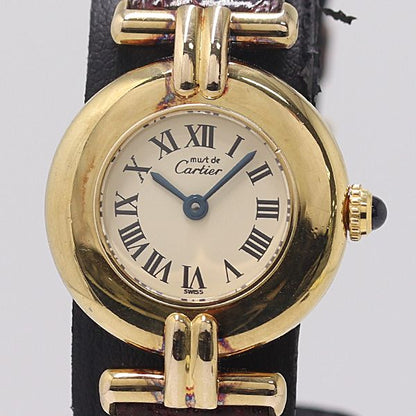Cartier Must Colise Quartz Ivory Dial Watch Mtm