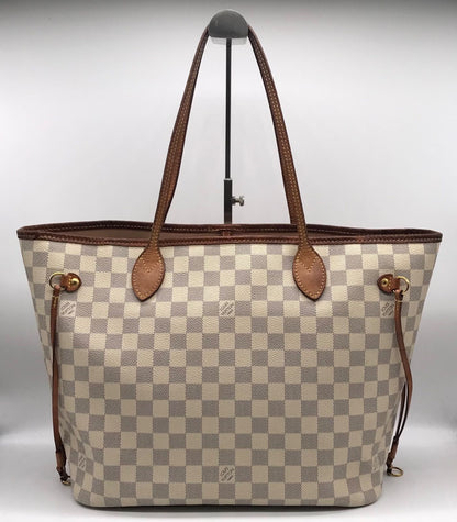 Louis Vuitton Damier Azur Neverfull MM Tote Price Negotiation Welcome — view 2