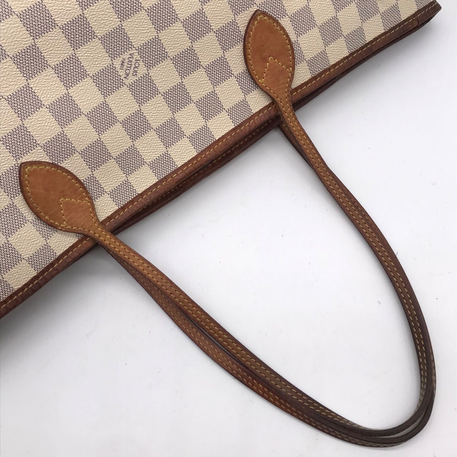 Louis Vuitton Damier Azur Neverfull MM Tote Price Negotiation Welcome — view 9