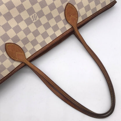 Louis Vuitton Damier Azur Neverfull MM Tote Price Negotiation Welcome — view 9