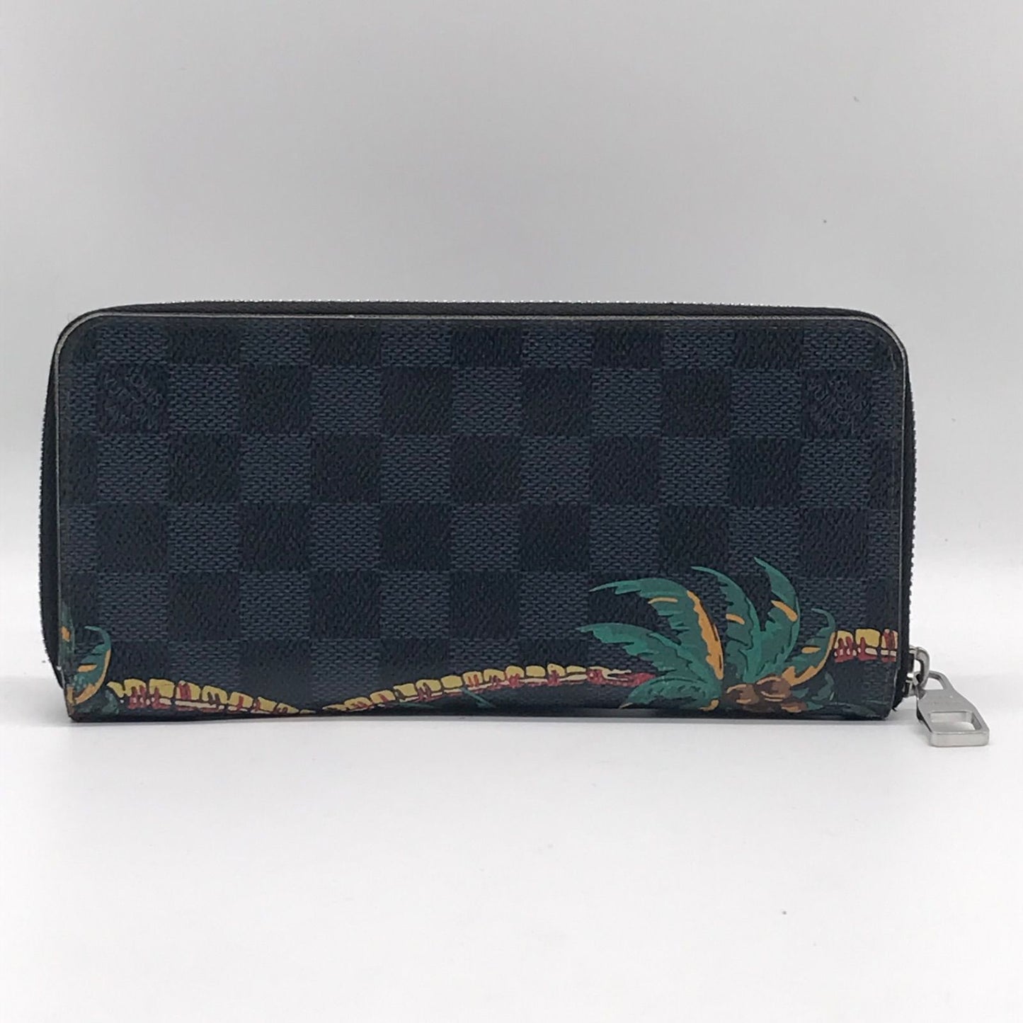Louis Vuitton Damier Cobalt Zippy Wallet Vertical Zip Around Jungle Print Price — view 2