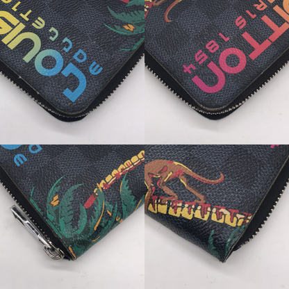 Louis Vuitton Damier Cobalt Zippy Wallet Vertical Zip Around Jungle Print Price — view 5
