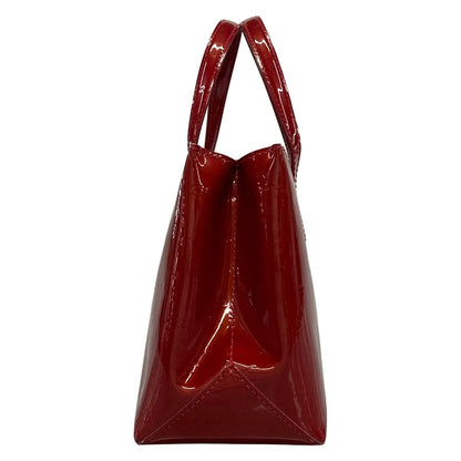 Louis Vuitton Tote Monogram Vernis Wilshire PM Pomme D'amour Leather — view 4