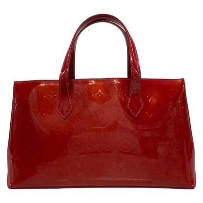 Louis Vuitton Tote Monogram Vernis Wilshire PM Pomme D'amour Leather — view 3