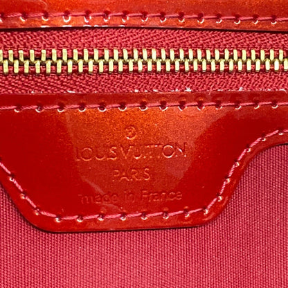 Louis Vuitton Tote Monogram Vernis Wilshire PM Pomme D'amour Leather — view 8