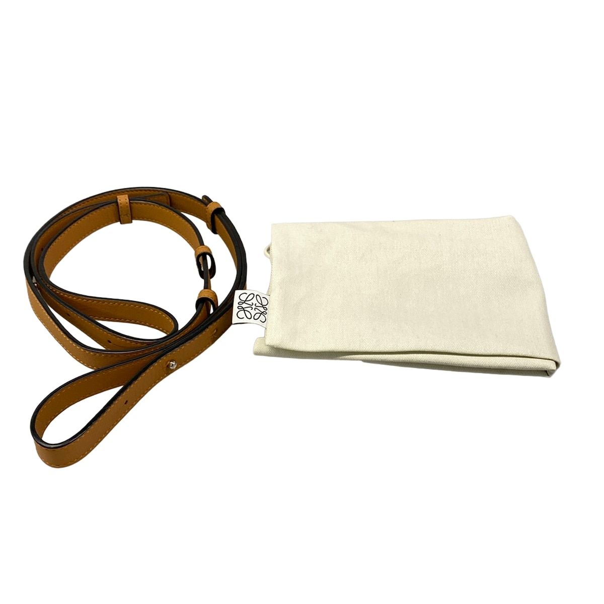 Loewe Tote Hammock Drawstring Mini Brown — view 8