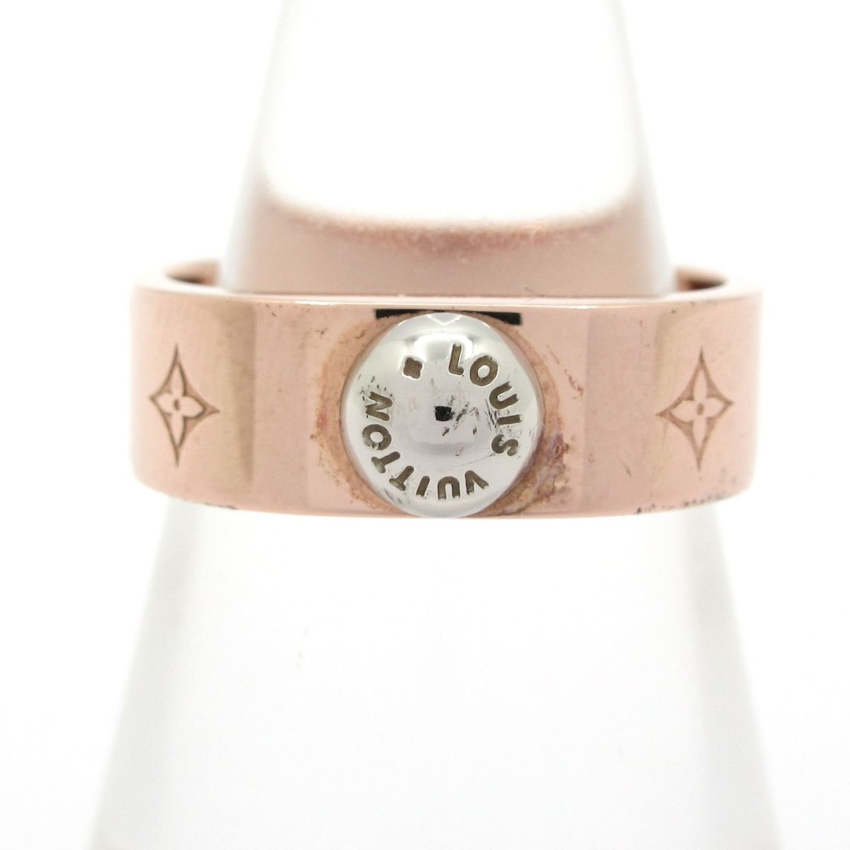 Louis Vuitton Ring M Nanogram Pink Gold