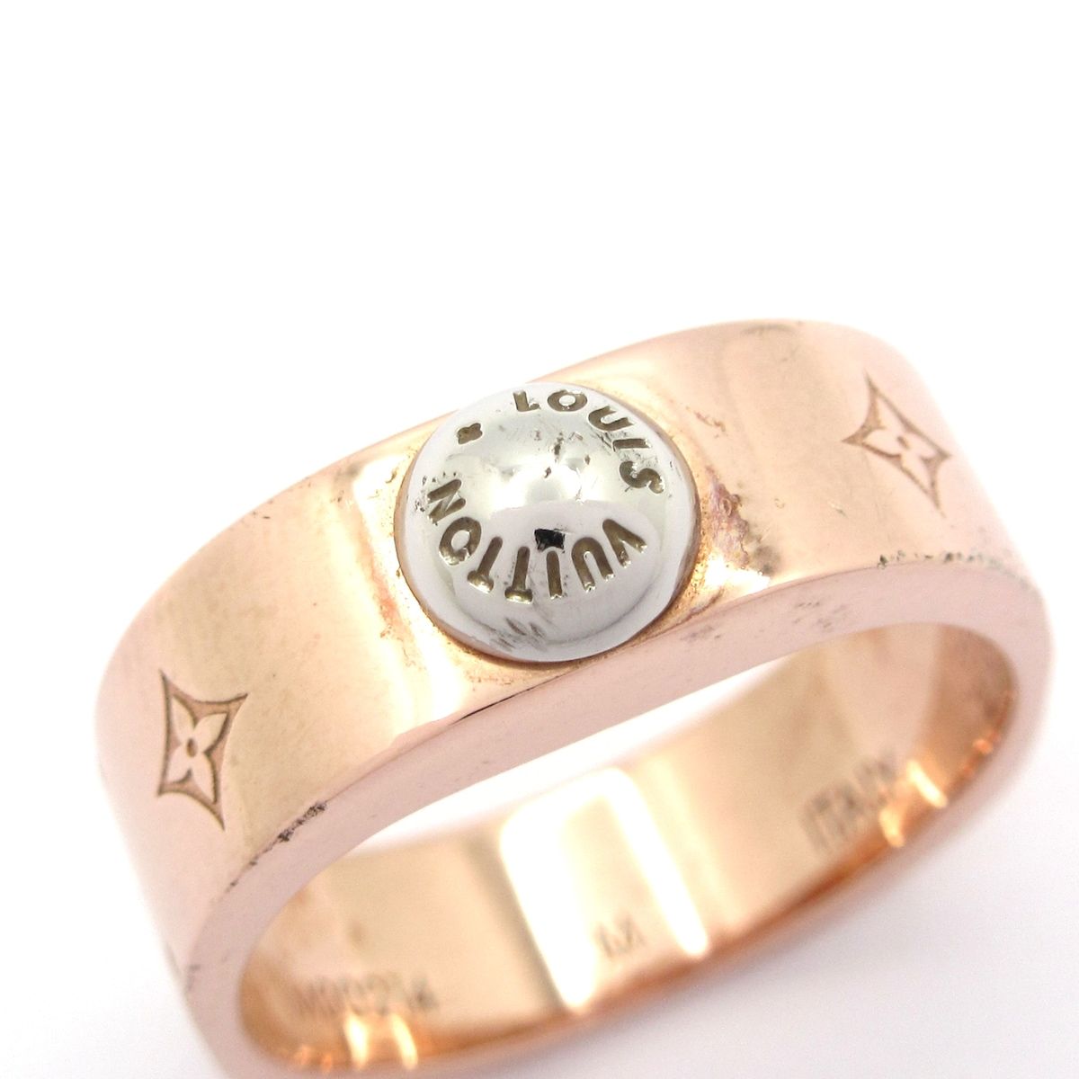 Louis Vuitton Ring M Nanogram Pink Gold — view 5