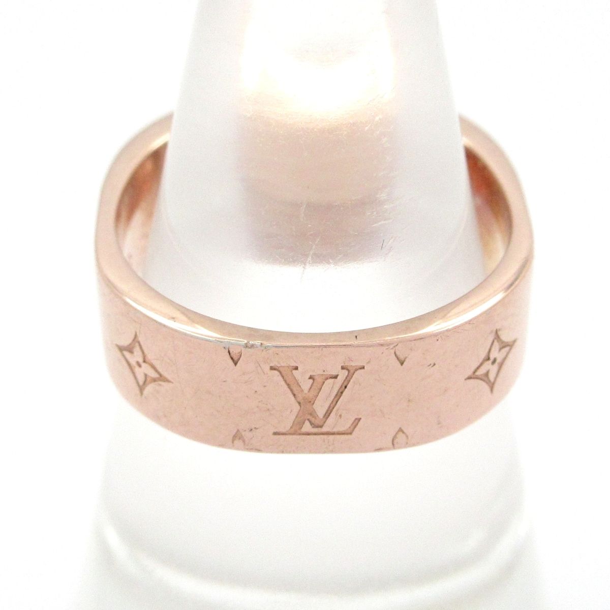 Louis Vuitton Ring M Nanogram Pink Gold — view 3