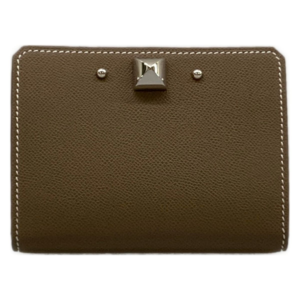 Hermes Card Case Medall Etoupe Silver 2025.11
