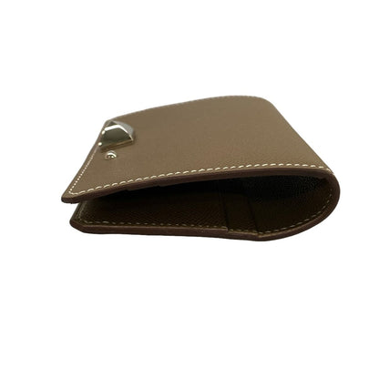 Hermes Card Case Medall Etoupe Silver 2025.11 — view 8