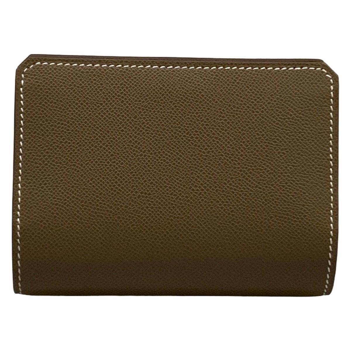Hermes Card Case Medall Etoupe Silver 2025.11 — view 2