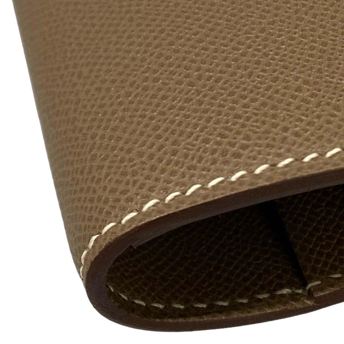 Hermes Card Case Medall Etoupe Silver 2025.11 — view 5