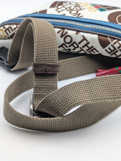 Gucci North Face Collaboration Nylon Logo Multicolor Belt Bag Waist Pouch — view 7
