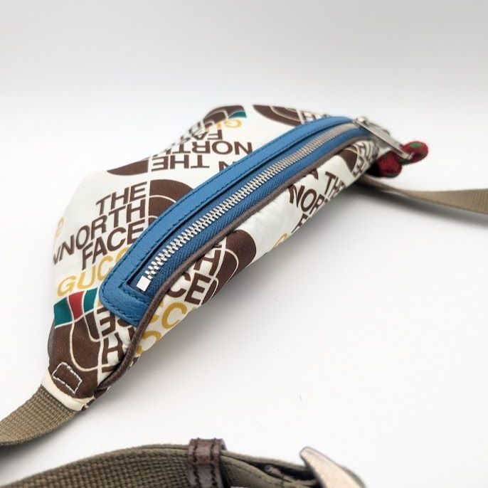 Gucci North Face Collaboration Nylon Logo Multicolor Belt Bag Waist Pouch — view 4