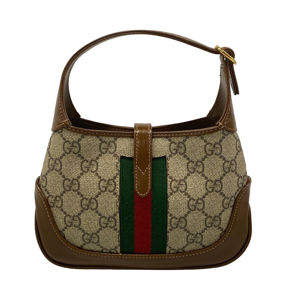 Gucci Handbag Jackie Mini GG Supreme Beige Brown Multi 2-Way Leather — view 3