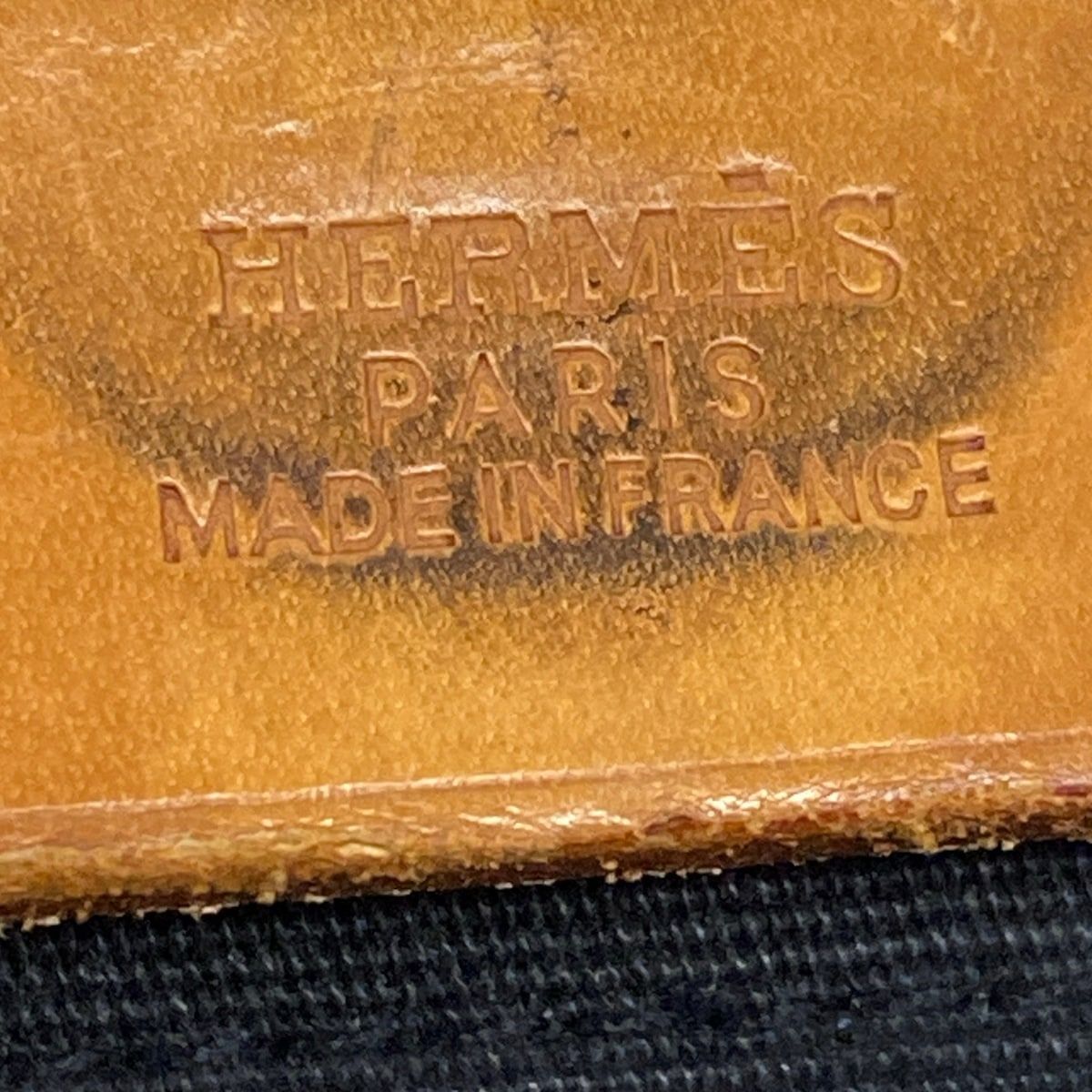 Hermes Handbag Herbag PM Black Light Brown Silver — view 8