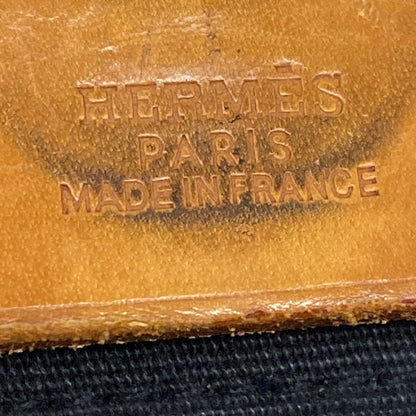 Hermes Handbag Herbag PM Black Light Brown Silver — view 8