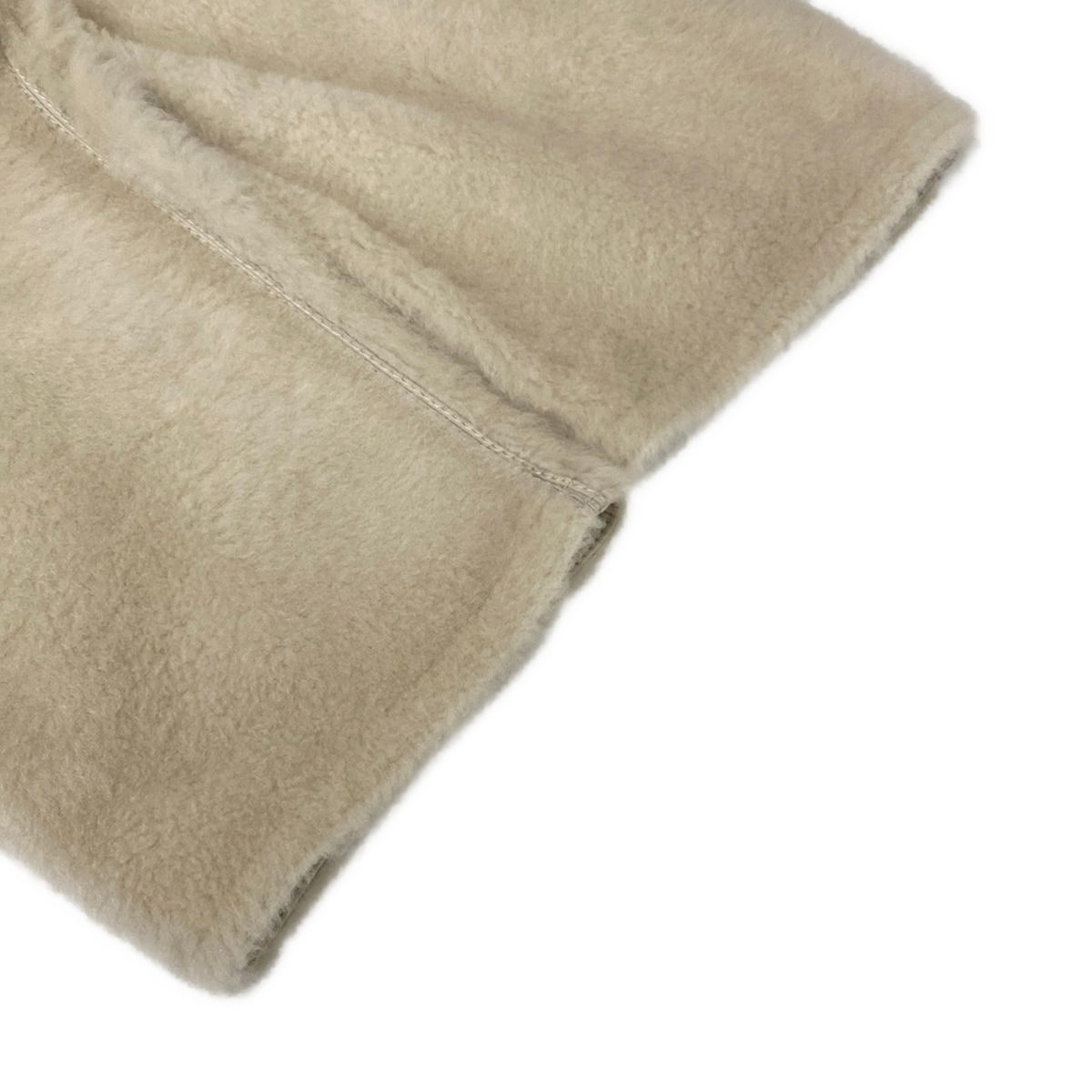 Max Mara Coat 40 M Santos Ivory Lambskin — view 6
