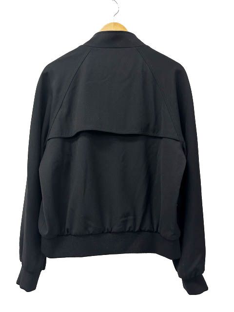Celine Triomphe Jacket Gabardine Logo Embroidery Wool 54 Black — view 2
