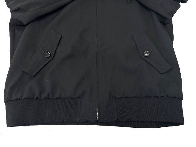 Celine Triomphe Jacket Gabardine Logo Embroidery Wool 54 Black — view 4