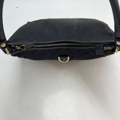 Gucci Abbey Shoulder Bag GG Canvas Black — view 9