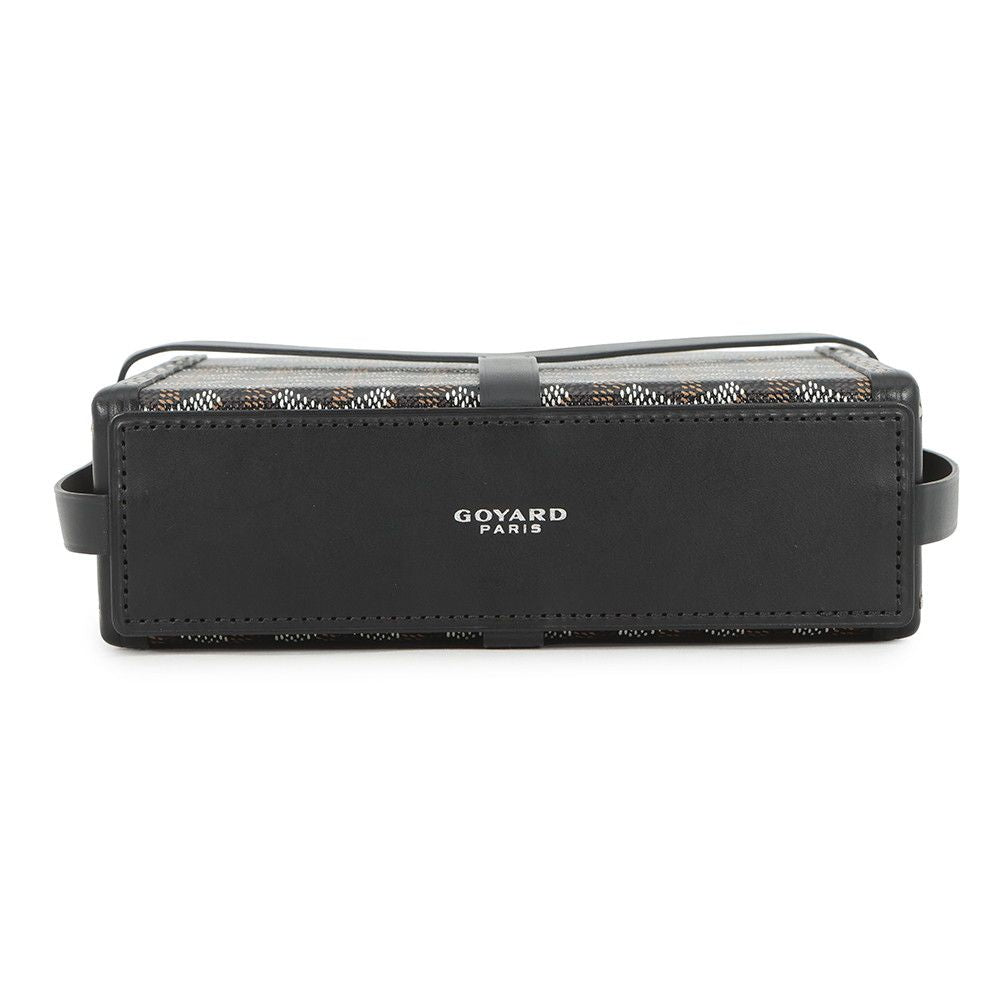 Goyard Shoulder Bag Minaudier Leather Black
