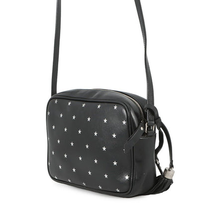 Saint Laurent Paris Shoulder Bag Star le Leather Black — view 2