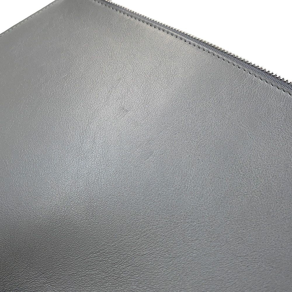 Dior Clutch Leather Gray — view 8