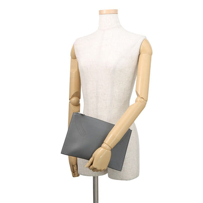 Dior Clutch Leather Gray — view 4