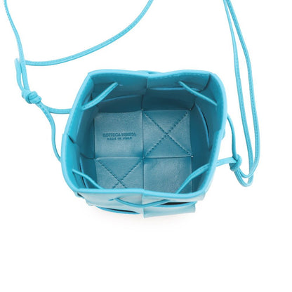 Bottega Veneta Shoulder Bag Intrecciato Mini Cassette Bucket Lambskin — view 5