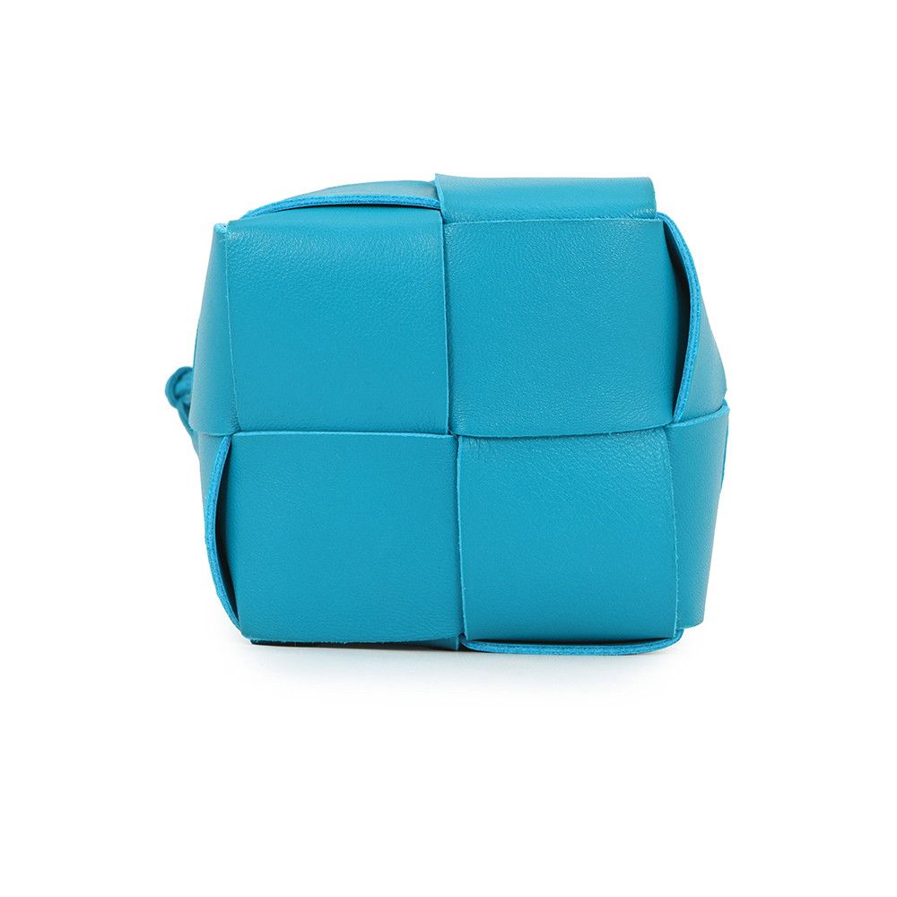 Bottega Veneta Shoulder Bag Intrecciato Mini Cassette Bucket Lambskin — view 3