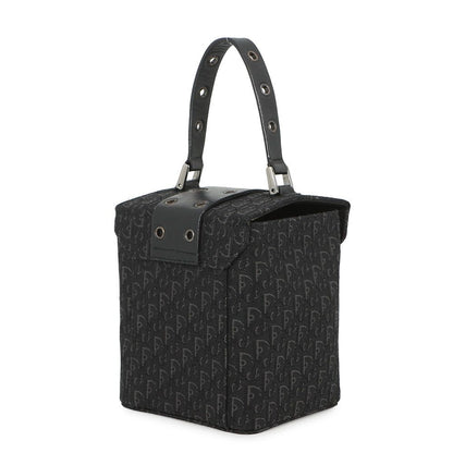 Dior Handbag Oblique Classic Chic Vanity Bag Canvas Trotter Black — view 2