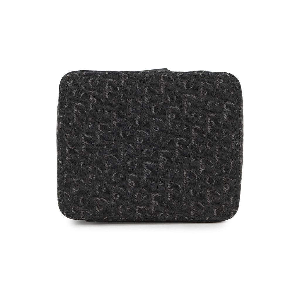 Dior Handbag Oblique Classic Chic Vanity Bag Canvas Trotter Black — view 3