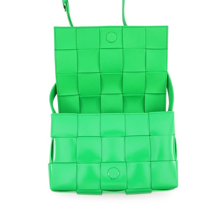 Bottega Veneta Shoulder Bag Maxi Intrecciato Cassette Green — view 5