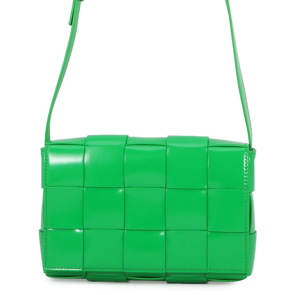 Bottega Veneta Shoulder Bag Maxi Intrecciato Cassette Green