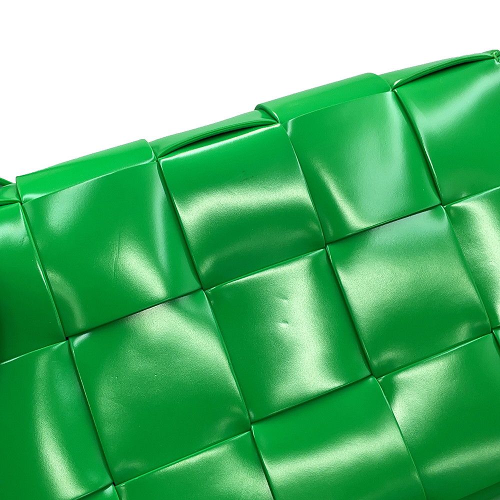 Bottega Veneta Shoulder Bag Maxi Intrecciato Cassette Green — view 9