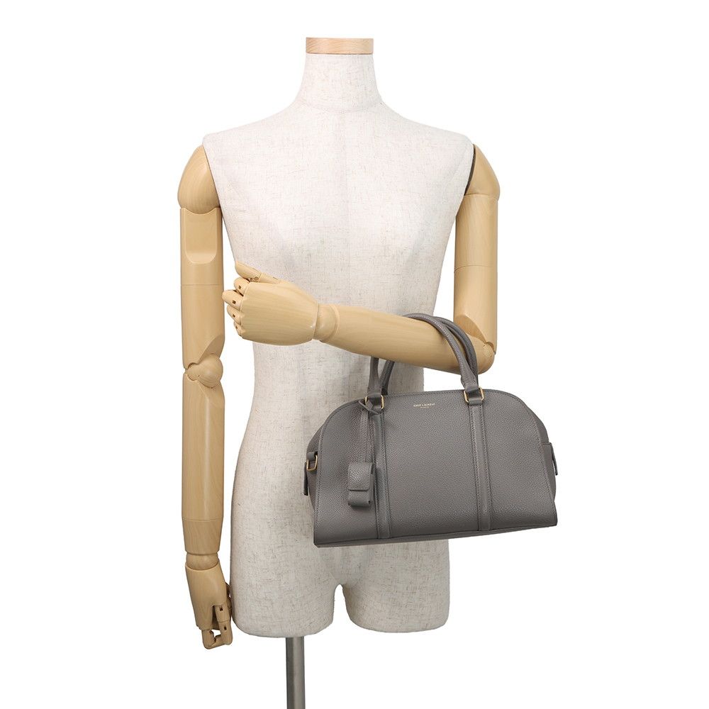 Saint Laurent Paris Handbag Duffle Lock Leather 2-Way — view 4