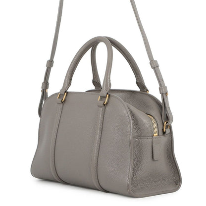 Saint Laurent Paris Handbag Duffle Lock Leather 2-Way — view 2