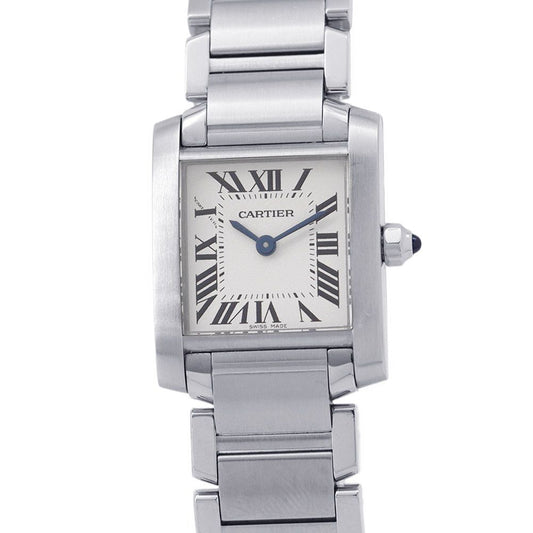 Cartier Tank Francaise SM Watch Silver Dial Quartz