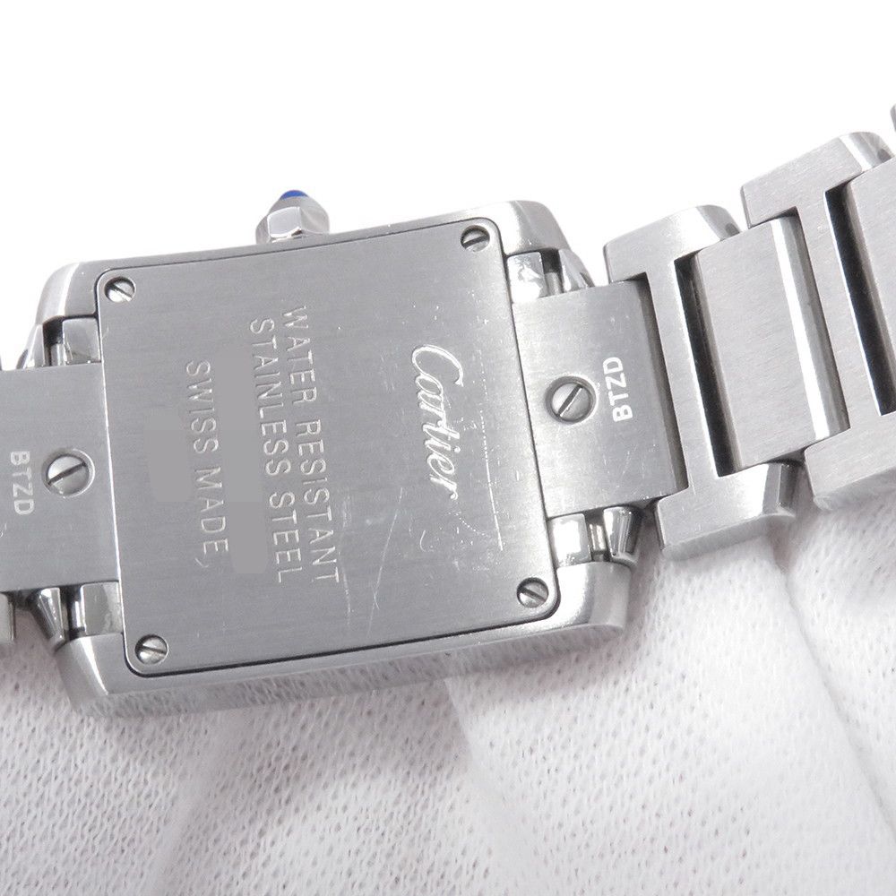 Cartier Tank Francaise SM Watch Silver Dial Quartz — view 8