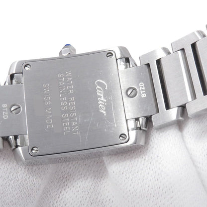 Cartier Tank Francaise SM Watch Silver Dial Quartz — view 8