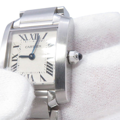 Cartier Tank Francaise SM Watch Silver Dial Quartz — view 4