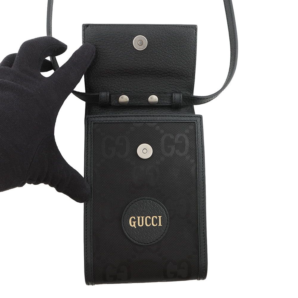 Gucci Shoulder Bag GG Nylon Off the Grid Black — view 5
