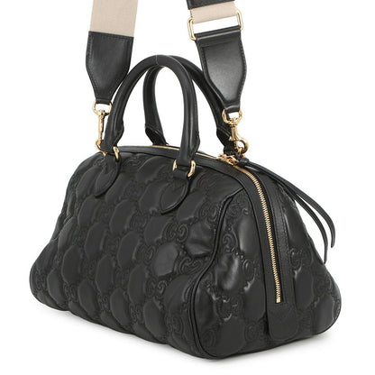 Gucci GG Matelasse Leather 2-Way Shoulder Bag Black — view 2