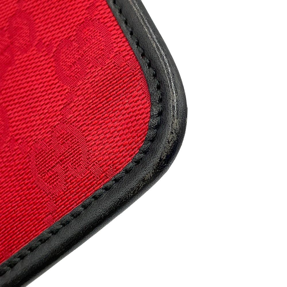 Gucci Shoulder Bag GG Canvas Leather Black — view 7