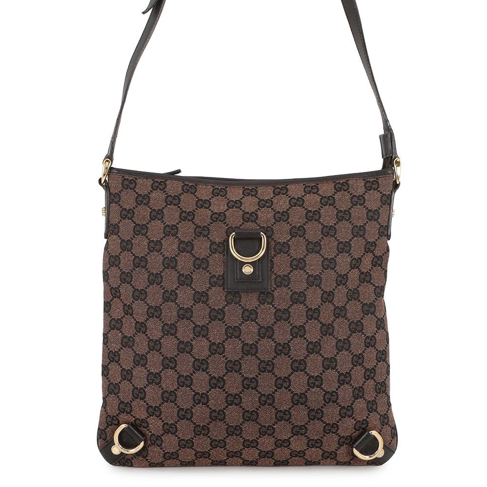 Gucci Shoulder Bag GG Canvas Leather